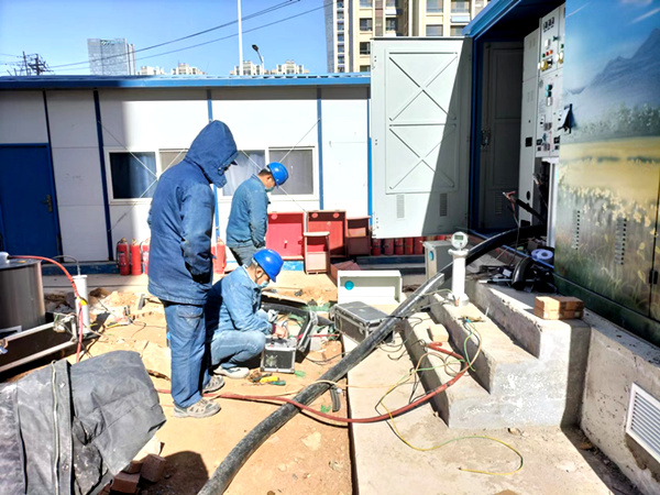 济南金科汉峪A04地块户表供配电内外线安装项目