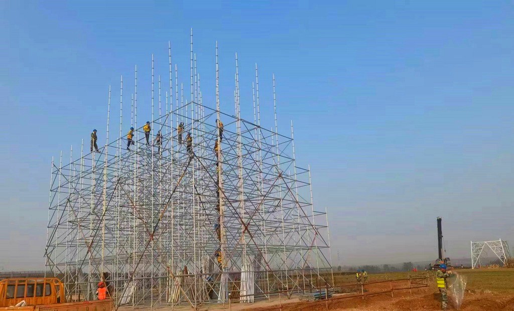 华电潍坊高密胶河60MW农光互补发电项目110kV 送出工程跨越胶新铁路K22+615 处电力线架设项目